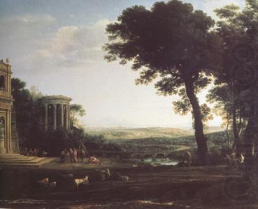 Claude Lorrain Landscape with a Sacrifice to Apolio (n03) china oil painting image